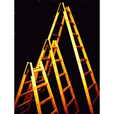 rebrík 10-priečkový drevený